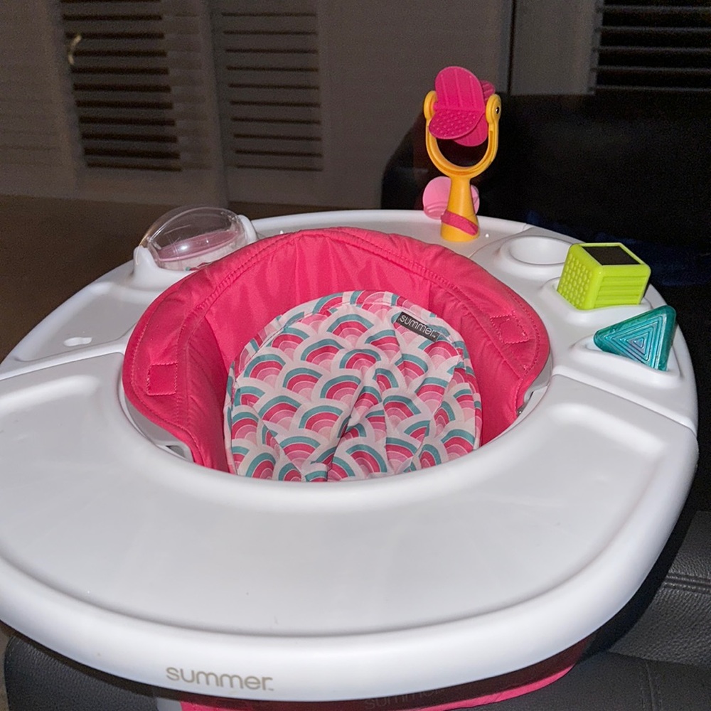 Baby booster seat  activity and feeding station
